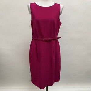 Josephine Women's Dress Size 10 Pink Sleeveless Lined Round Neckline Lined